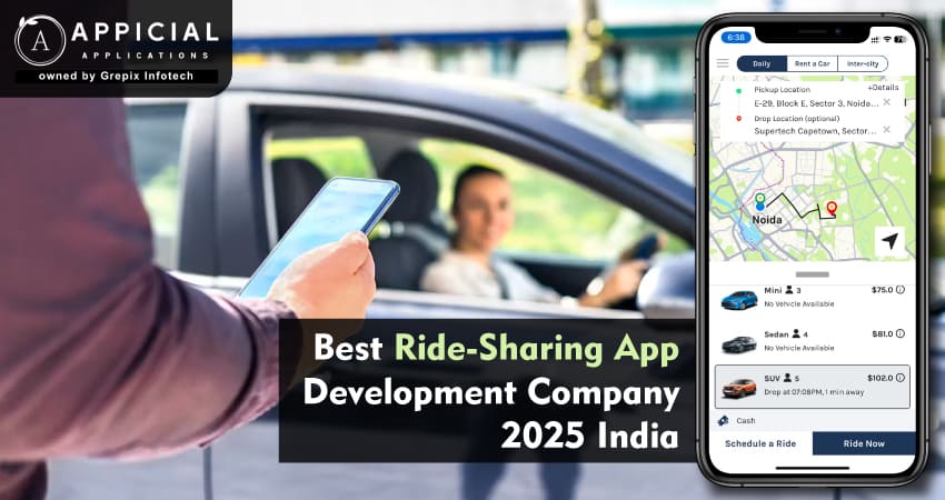 Best Ride-Sharing App Development Company in 2025