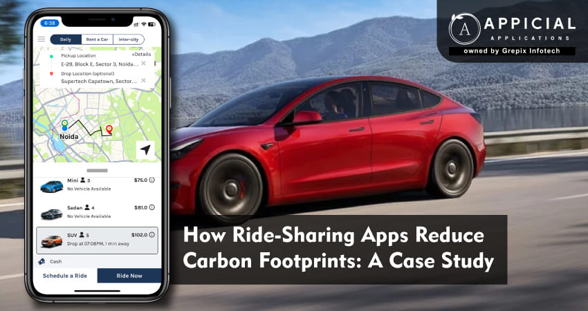 How Ride-Sharing Apps Reduce Carbon Footprints: A Case Study