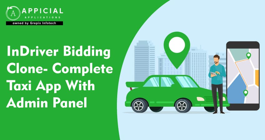 InDriver Bidding Clone- Complete Taxi App With Admin Panel