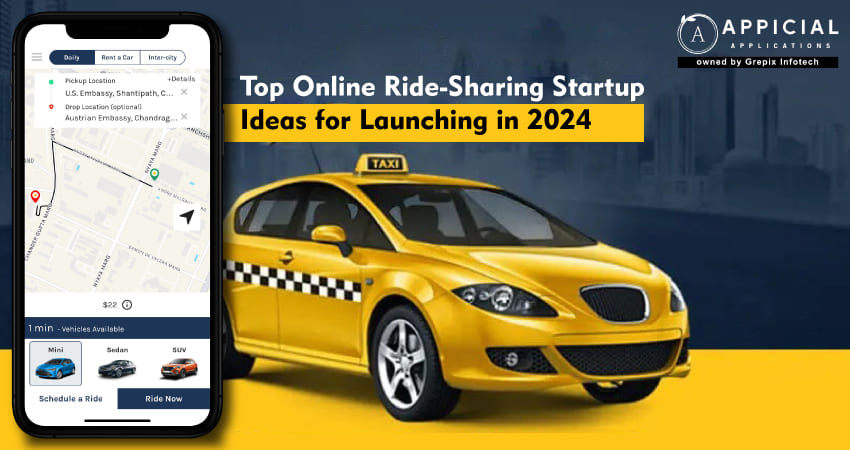 Top Online Ride-Sharing Startup Ideas for Launching in 2024 